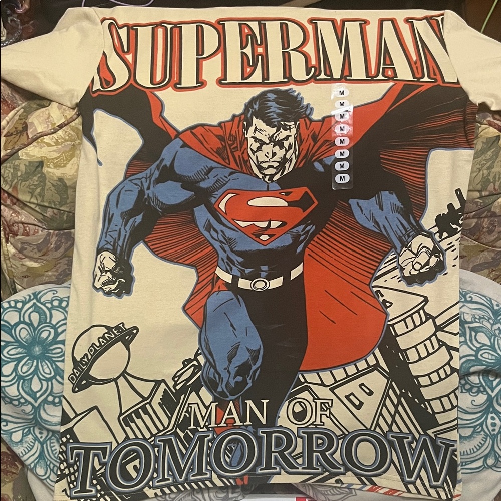 DC Comics Superman Man of Tomorrow Steel Medium Shirt